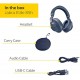 Jabra Elite 85h - Navy Over Ear Headphones with ANC and SmartSound Technology, Alexa Enabled