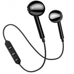 PTron Avento in-Ear Wireless Bluetooth Headset (Black) 