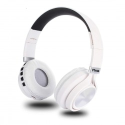 PTron Kicks On-Ear Wireless Bluetooth Headphones (White)