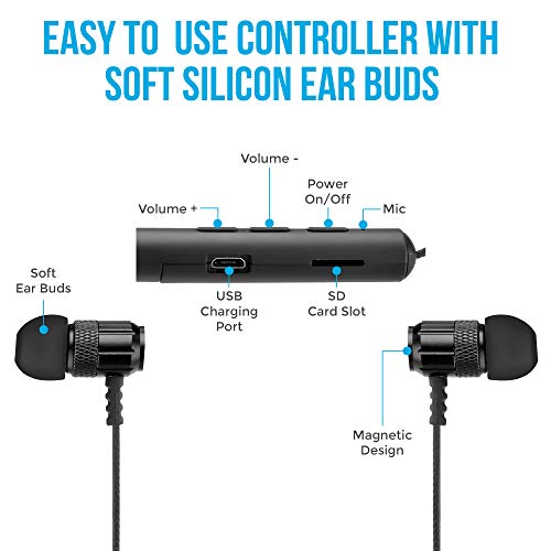 Ambrane ANB-11 Collar Neckband Earphone Bluetooth Headset with Mic Ambrane ANB-11 Collar Neckband Earphone Bluetooth Headset with Mic