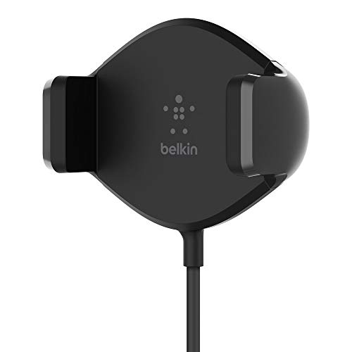 Belkin 10W Lightweight Fast Wireless Vent Mount Car Charger - Black Belkin 10W Lightweight Fast Wireless Vent Mount Car Charger - Black
