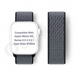 CellFAther Soft Lightweight Breathable Sport Loop Nylon Straps, Compatible with iWatch 38mm/40mm
