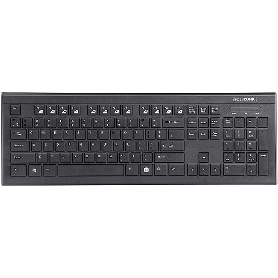 Zebronics Zeb- DLK01 USB Multimedia Keyboard(Black)