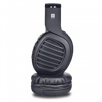 iBall Decibel Bluetooth 5.0 Headphone with SD/FM/Alexa Built-in (Black Edition)