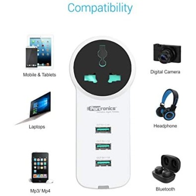 Portronics UniPower POR-077 Intelligent Portable Universal Desktop Charging Hub Station Portronics UniPower POR-077 Intelligent Portable Universal Desktop Charging Hub Station