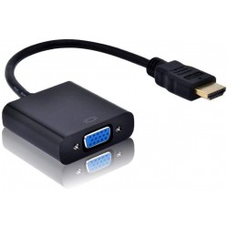 Terabyte HDMI to VGA 1080P HDMI Male to VGA Female Video Converter Adapter Cable  