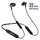 pTron Zap Magnetic in-Ear Wireless Bluetooth Headphones, 22 Hours Music Time & Built-in Mic - (Black)