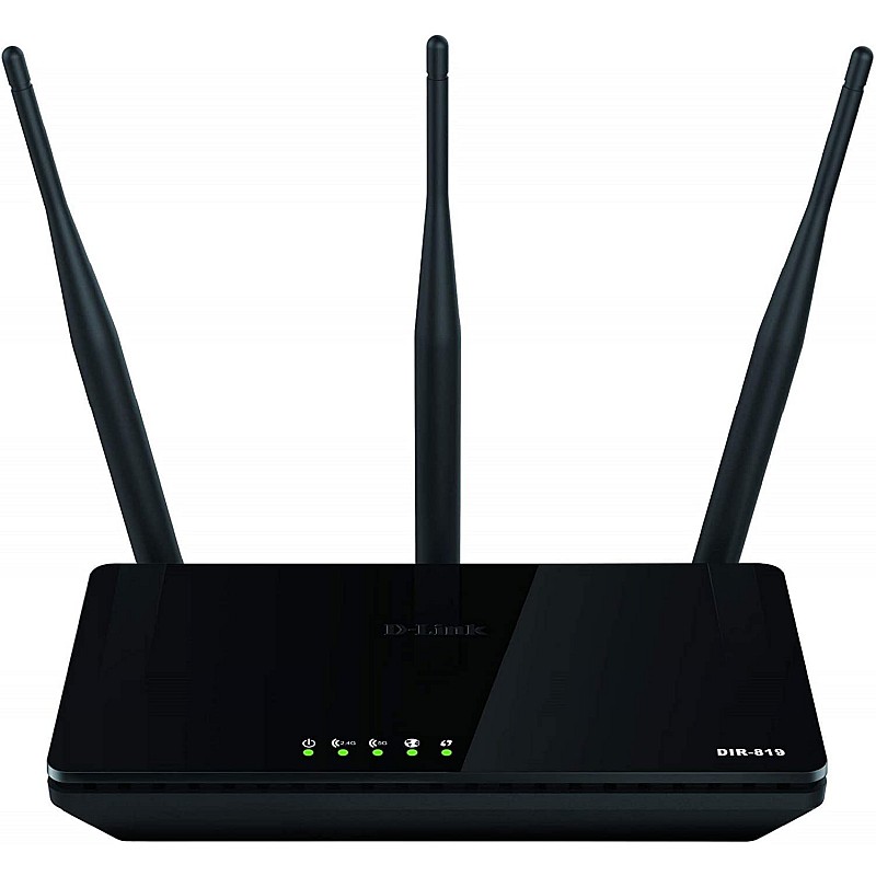 D-Link DIR-819 750 Mbps Wireless Router Black Dual Band