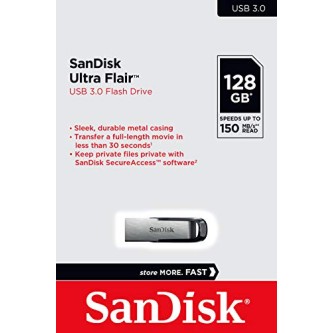 SanDisk Ultra Flair 256GB USB 3.0 Flash Drive SanDisk Ultra Flair 256GB USB 3.0 Flash Drive