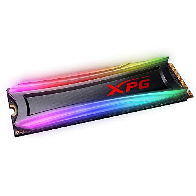 XPG S40G 256GB RGB 3D NAND PCIe Gen3x4 NVMe 1.3 M.2 2280 Internal SSD (AS40G-256GT-C)