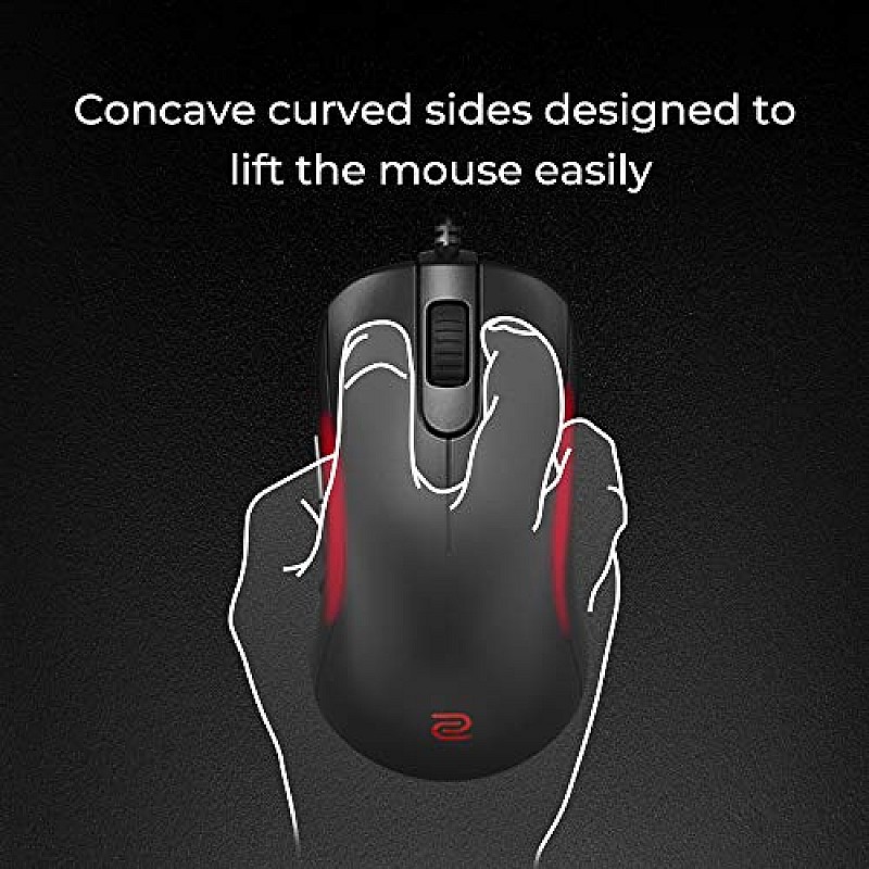 BenQ Zowie S2 Symmetrical-Short Gaming Mouse for Esports (Small)