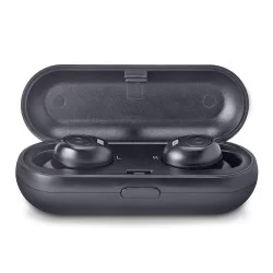 iBall EarWear TW10 in-Ear Bluetooth Wireless Headphones with Protective Charging Case, Black