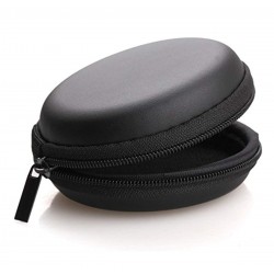 Clavier Hard Carrying Case Portable Protection Storage Bag for Earphone Headset Headphone Black