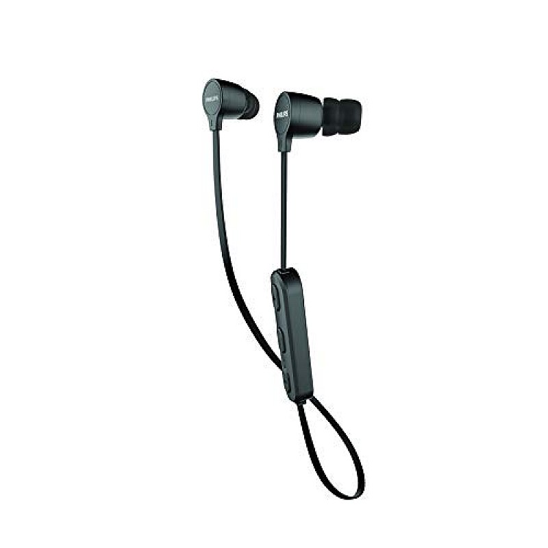 Philips SHB1805BK/10 Wireless in-Ear Headphones with Mic (Black)