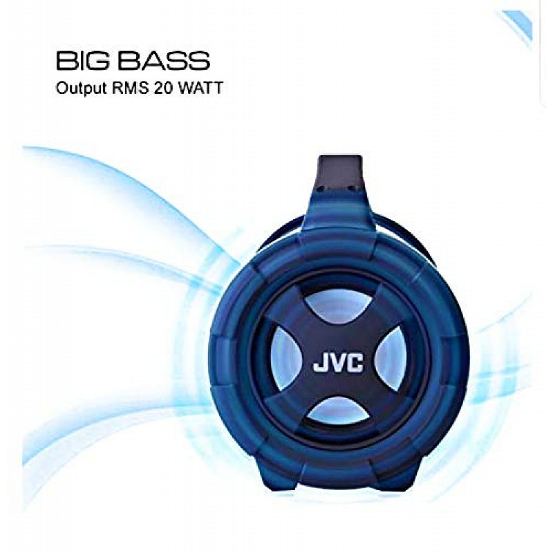 JVC XS-N218BC 20 W Bluetooth Party Speaker (Multicolor, 2.1 Channel