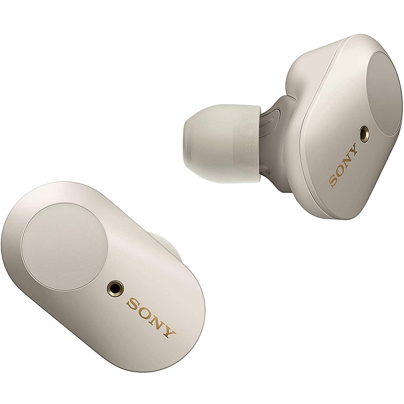 Sony WF-1000XM3 Truly Wireless Industry Leading Active Noise Cancellation with Battery Life 32 Hours Silver