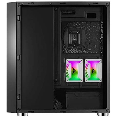 Ant Esports ICE-300TG Mid Tower Gaming Cabinet Computer case Supports ATX, Micro-ATX Ant Esports ICE-300TG Mid Tower Gaming Cabinet Computer case Supports ATX, Micro-ATX