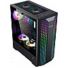 Ant Esports ICE-300TG Mid Tower Gaming Cabinet Computer case Supports ATX, Micro-ATX