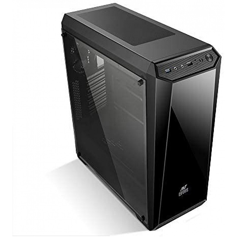 Ant Esports ICE-300TG Mid Tower Gaming Cabinet Computer case Supports ATX, Micro-ATX