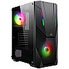 Ant Esports ICE-300TG Mid Tower Gaming Cabinet Computer case Supports ATX, Micro-ATX