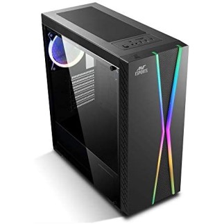 Ant Esports ICE-300TG Mid Tower Gaming Cabinet Computer case Supports ATX, Micro-ATX Ant Esports ICE-300TG Mid Tower Gaming Cabinet Computer case Supports ATX, Micro-ATX