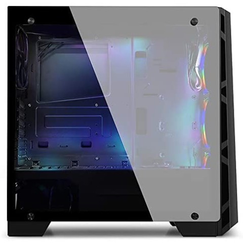 Ant Esports ICE-300TG Mid Tower Gaming Cabinet Computer case Supports ATX, Micro-ATX Ant Esports ICE-300TG Mid Tower Gaming Cabinet Computer case Supports ATX, Micro-ATX