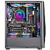 Ant Esports ICE-300TG Mid Tower Gaming Cabinet Computer case Supports ATX, Micro-ATX