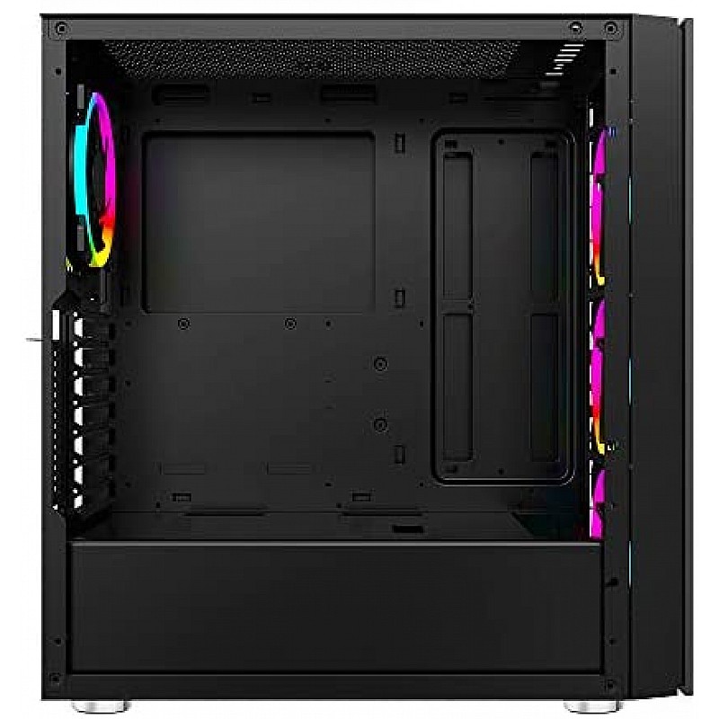 Ant Esports ICE-300TG Mid Tower Gaming Cabinet Computer case Supports ATX, Micro-ATX