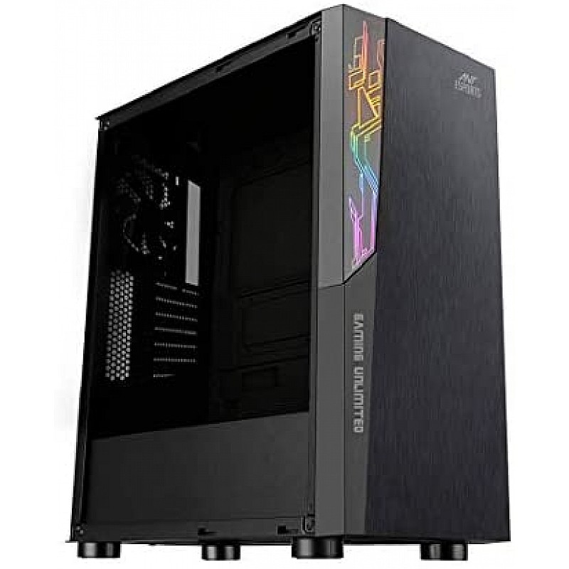 Ant Esports ICE-300TG Mid Tower Gaming Cabinet Computer case Supports ATX, Micro-ATX