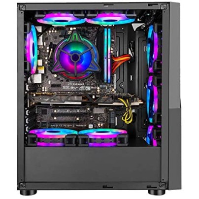 Ant Esports ICE-300TG Mid Tower Gaming Cabinet Computer case Supports ATX, Micro-ATX Ant Esports ICE-300TG Mid Tower Gaming Cabinet Computer case Supports ATX, Micro-ATX