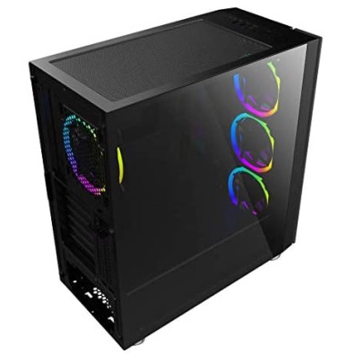 Ant Esports ICE-300TG Mid Tower Gaming Cabinet Computer case Supports ATX, Micro-ATX Ant Esports ICE-300TG Mid Tower Gaming Cabinet Computer case Supports ATX, Micro-ATX