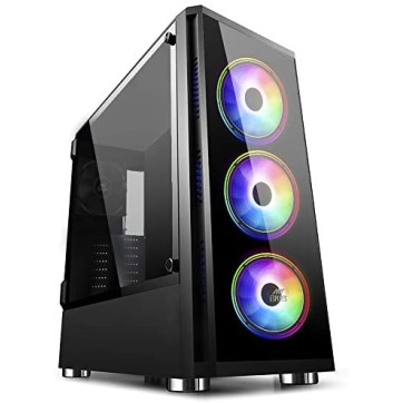 Ant Esports ICE-300TG Mid Tower Gaming Cabinet Computer case Supports ATX, Micro-ATX Ant Esports ICE-300TG Mid Tower Gaming Cabinet Computer case Supports ATX, Micro-ATX