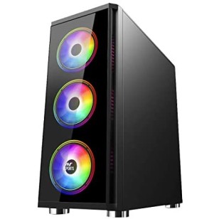 Ant Esports ICE-300TG Mid Tower Gaming Cabinet Computer case Supports ATX, Micro-ATX Ant Esports ICE-300TG Mid Tower Gaming Cabinet Computer case Supports ATX, Micro-ATX