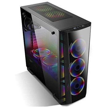 Ant Esports ICE-300TG Mid Tower Gaming Cabinet Computer case Supports ATX, Micro-ATX Ant Esports ICE-300TG Mid Tower Gaming Cabinet Computer case Supports ATX, Micro-ATX