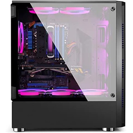 Ant Esports ICE-300TG Mid Tower Gaming Cabinet Computer case Supports ATX, Micro-ATX Ant Esports ICE-300TG Mid Tower Gaming Cabinet Computer case Supports ATX, Micro-ATX