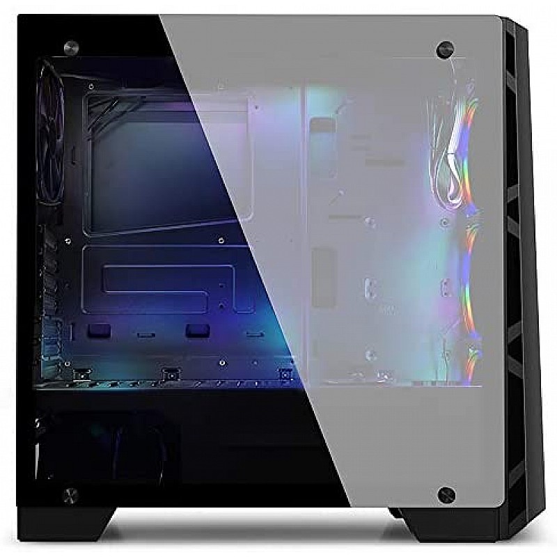 Ant Esports ICE-300TG Mid Tower Gaming Cabinet Computer case Supports ATX, Micro-ATX