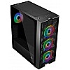 Ant Esports ICE-300TG Mid Tower Gaming Cabinet Computer case Supports ATX, Micro-ATX