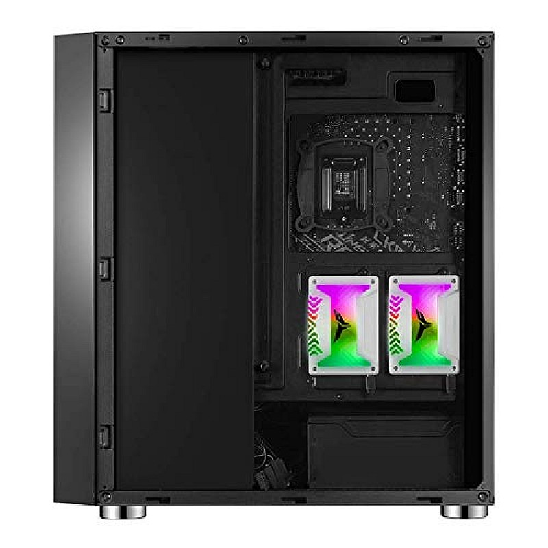 Ant Esports ICE-200TG Mid Tower Gaming Cabinet Computer case with RGB Front Panel