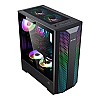 Ant Esports ICE-200TG Mid Tower Gaming Cabinet Computer case with RGB Front Panel