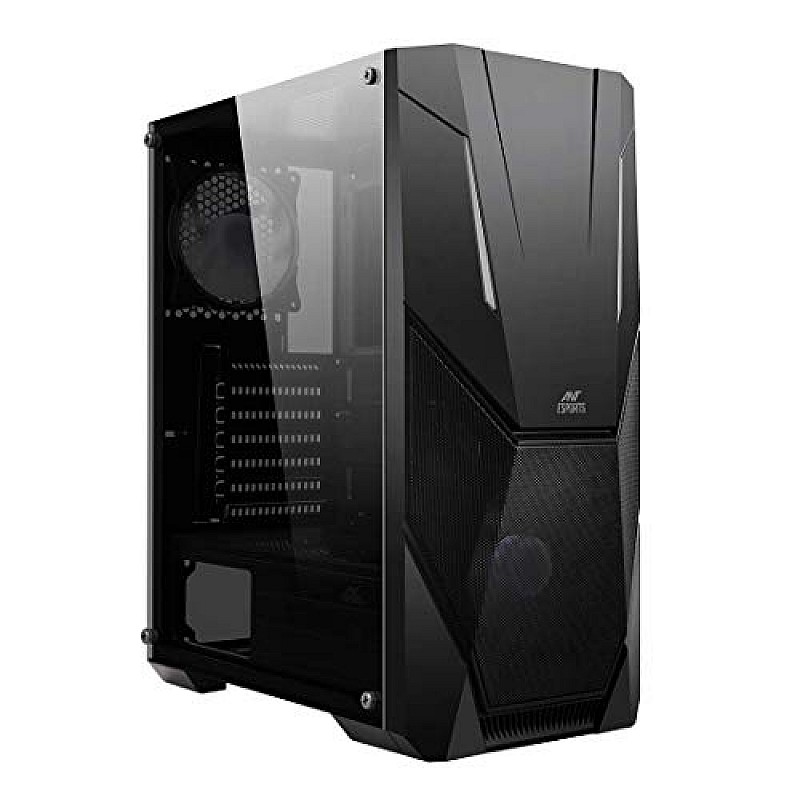 Ant Esports ICE-200TG Mid Tower Gaming Cabinet Computer case with RGB Front Panel