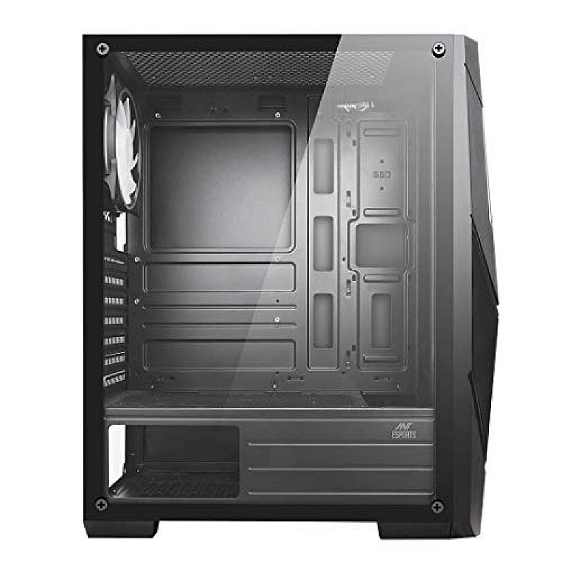 Ant Esports ICE-200TG Mid Tower Gaming Cabinet Computer case with RGB Front Panel