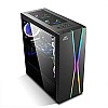 Ant Esports ICE-200TG Mid Tower Gaming Cabinet Computer case with RGB Front Panel