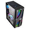 Ant Esports ICE-200TG Mid Tower Gaming Cabinet Computer case with RGB Front Panel