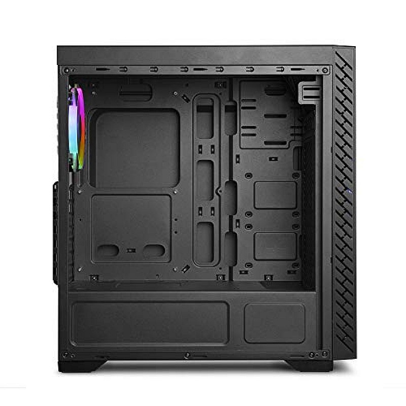 Ant Esports ICE-200TG Mid Tower Gaming Cabinet Computer case with RGB Front Panel