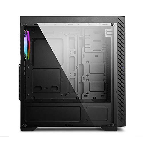 Ant Esports ICE-200TG Mid Tower Gaming Cabinet Computer case with RGB Front Panel Ant Esports ICE-200TG Mid Tower Gaming Cabinet Computer case with RGB Front Panel