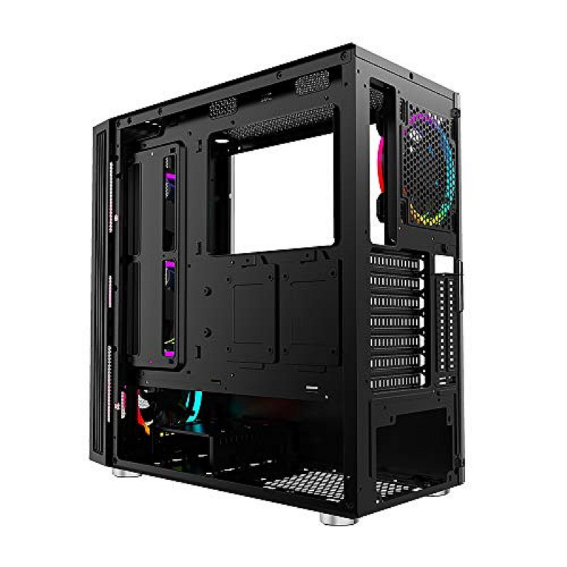 Ant Esports ICE-200TG Mid Tower Gaming Cabinet Computer case with RGB Front Panel