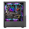 Ant Esports ICE-200TG Mid Tower Gaming Cabinet Computer case with RGB Front Panel