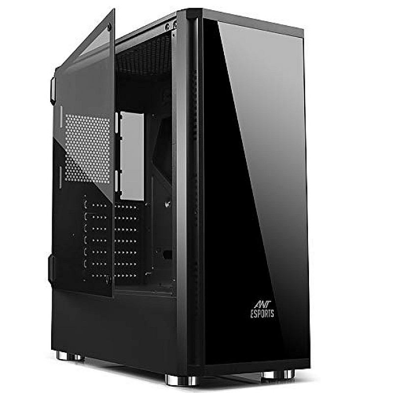 Ant Esports ICE-200TG Mid Tower Gaming Cabinet Computer case with RGB Front Panel