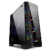 Ant Esports ICE-200TG Mid Tower Gaming Cabinet Computer case with RGB Front Panel