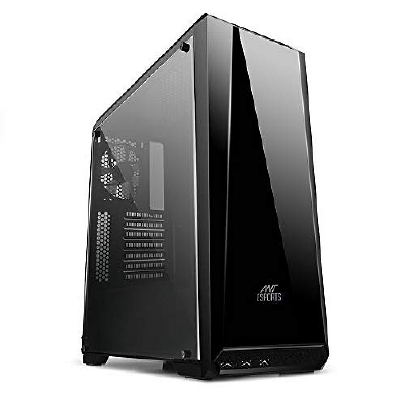 Ant Esports ICE-200TG Mid Tower Gaming Cabinet Computer case with RGB Front Panel